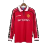 Camisola de Futebol Vintage Retro Manchester United Home Manga Comprida 1998/99