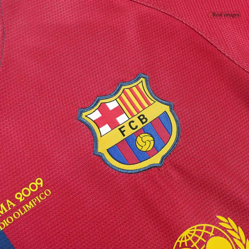 Vintage Soccer Jersey Retro MESSI #10 Barcelona Home 2008/09 UCL