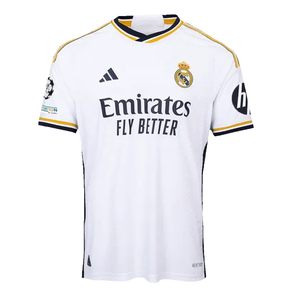 2023/24 Real Madrid Ucl Home Player Version Jersey - A-Grade Quality Detail View