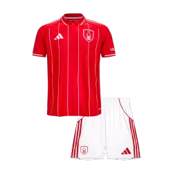 Imagen del producto: equipación de fútbol infantil para local del Nottingham Forest 2025/26