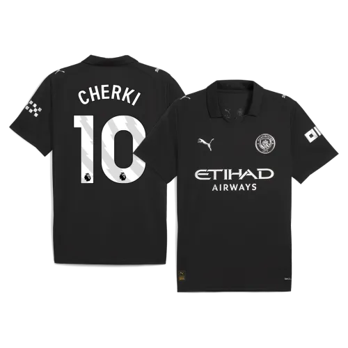 CHERKI #10 Manchester City Away Soccer Jersey 2025/26