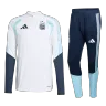 Argentina 1/4 Zip Tracksuit 2026 World Cup Kids White