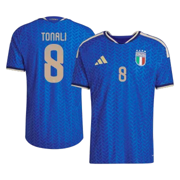 TONALI #8 Italy Home Player Version Jersey World Cup 2026