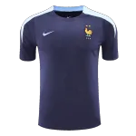 Frankreich Pre-Match Fußball Trikot EURO 2024 Navy