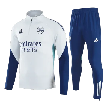 Arsenal 1/4 Zip Tracksuit 2025/26 White