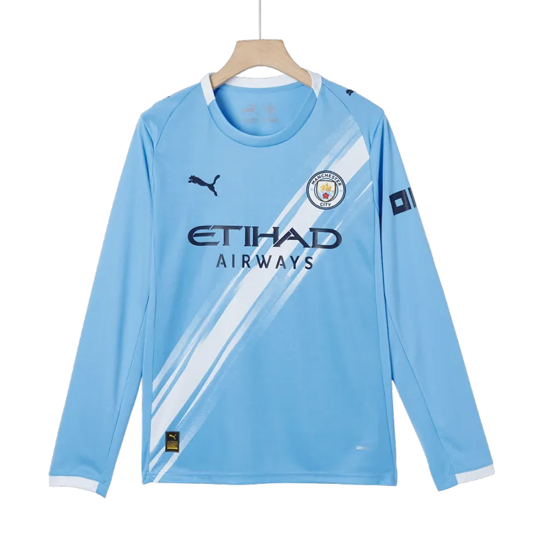 Camisola de Futebol de Manga Comprida do Manchester City 2025/26