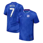 NETO #7 Chelsea Home Premium Soccer Jersey 2025/26 NETO #7 Chelsea Home Premium Soccer Jersey 2025/26