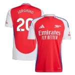 JORGINHO #20 Arsenal Home Men's Soccer Jersey 2024/25