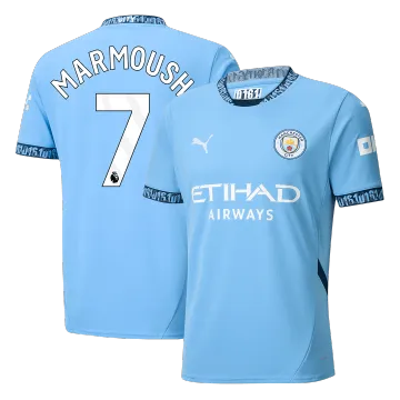 MARMOUSH #7 Maglia Manchester City Home 2024/25