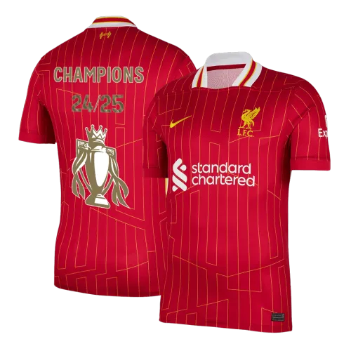 Liverpool Home Men's Soccer Jersey 2024/25 CHAMPIONS 24/25