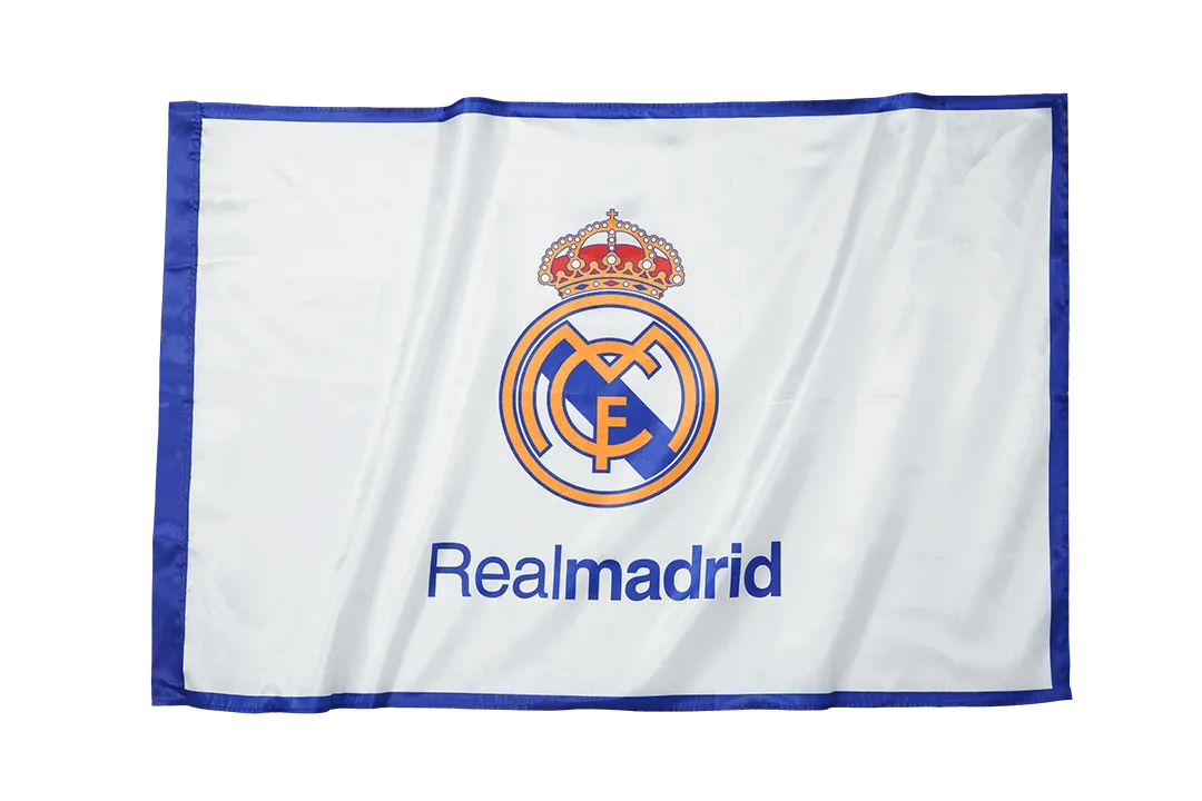 Real Madrid Team Flagge Weiß