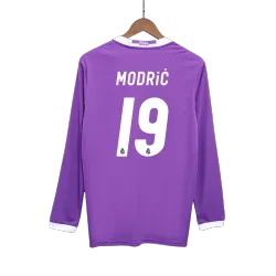 Vintage Soccer Jersey Retro MODRIC #19 Real Madrid Away Long Sleeve 2016 - product photo Vintage Soccer Jersey Retro MODRIC #19 Real Madrid Away Long Sleeve 2016 product image
