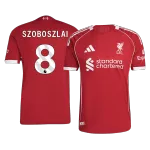 SZOBOSZLAI #8 Liverpool Home Premium Soccer Jersey 2025/26 SZOBOSZLAI #8 Liverpool Home Premium Soccer Jersey 2025/26