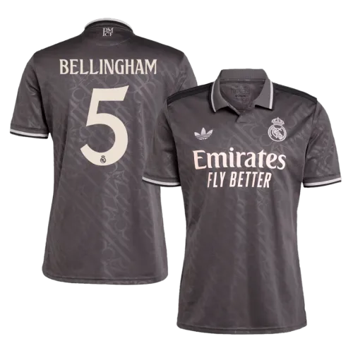 BELLINGHAM #5 Maglia da calcio Real Madrid Third Away 2024/25
