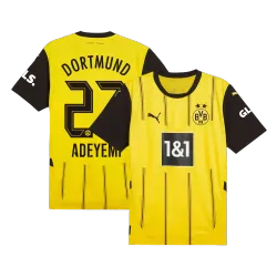US16.99 - ADEYEMI #27 Borussia Dortmund Home Soccer Jersey
