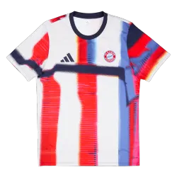 Bayern Munich Pre-Match Soccer Jersey 2025/26 Red&White - product photo US16.99 - Bayern Munich Pre-Match Soccer Jersey 2025/26 Red&White