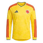 Camisola de manga comprida da Colômbia para o Campeonato do Mundo de 2026 Camisola de manga comprida da seleção da Colômbia para o Campeonato do Mundo de 2026