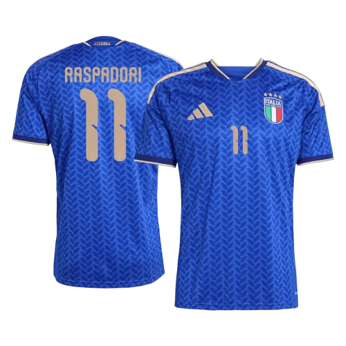RASPADORI #11 Italy Home Men's Soccer Jersey World Cup 2026