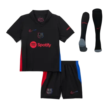 Maglie da calcio per bambini del Barcellona in trasferta Kit completo 2024/25