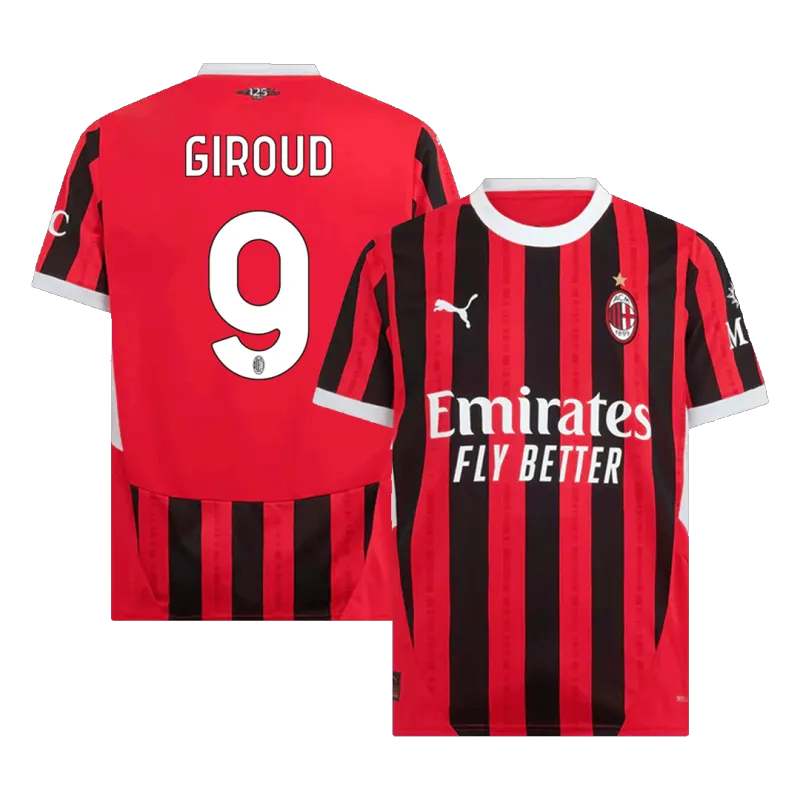 GIROUD #9 AC Milan Home Soccer Jersey 2024