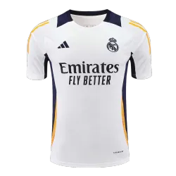 Real Madrid Pre-Match Soccer Jersey 2024/25 White - product photo Real Madrid Pre-Match Soccer Jersey 2024/25 White product image