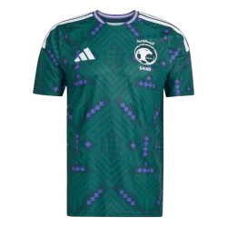Saudi Arabia Home Soccer Jersey World Cup 2026 - product photo Saudi Arabia Home Men's Soccer Jersey World Cup 2026 front view, national crest detail.