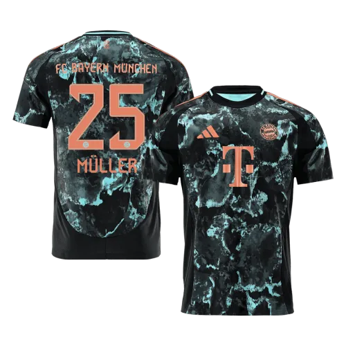 MULLER #25 Bayern Munich Away Soccer Jersey 2024