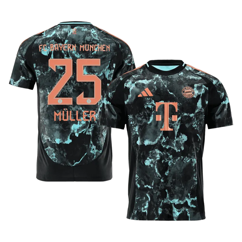 MULLER #25 Bayern Munich Away Soccer Jersey 2024