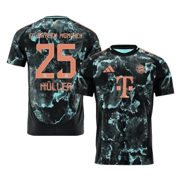 MULLER #25 Maglia da calcio da trasferta del Bayern Monaco 2024