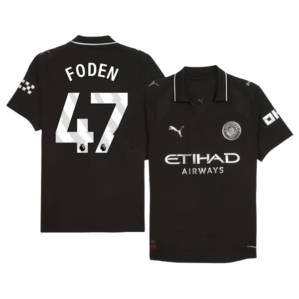 FODEN #47 Manchester City 25/26 player version kit - A-Grade Quality Detail View