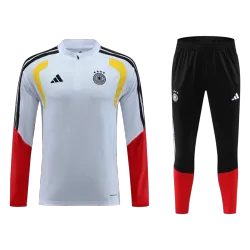 Germany 1/4 Zip Tracksuit 2026 World Cup Kids White - product photo Germany 1/4 Zip Tracksuit 2026 World Cup Kids White front view with team crest.