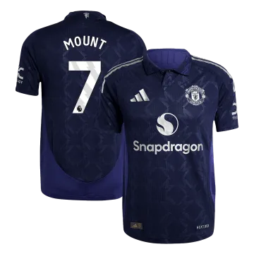MOUNT #7 Manchester United Away Authentic Soccer Jersey 2024/25
