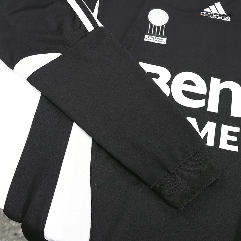 Vintage Soccer Jersey Retro Real Madrid Away Long Sleeve 2006/07