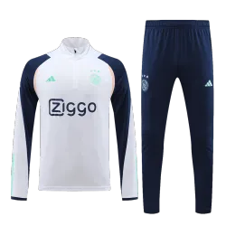 Ajax 1/4 Zip Tracksuit 2023/24 White - product photo Ajax 1/4 Zip Tracksuit 2023/24 White product image