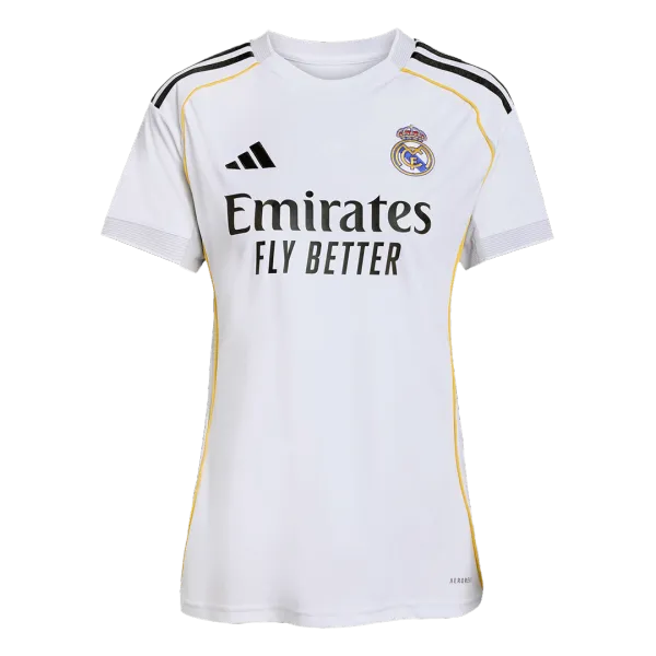25/26 Real Madrid Home Women Jersey - A-Grade Quality Detail View