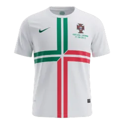 Retro Soccer Jersey Portugal Away 2012 - product photo Retro Men's Soccer Jersey Portugal Away 2012 front view, showcasing design and team crest.