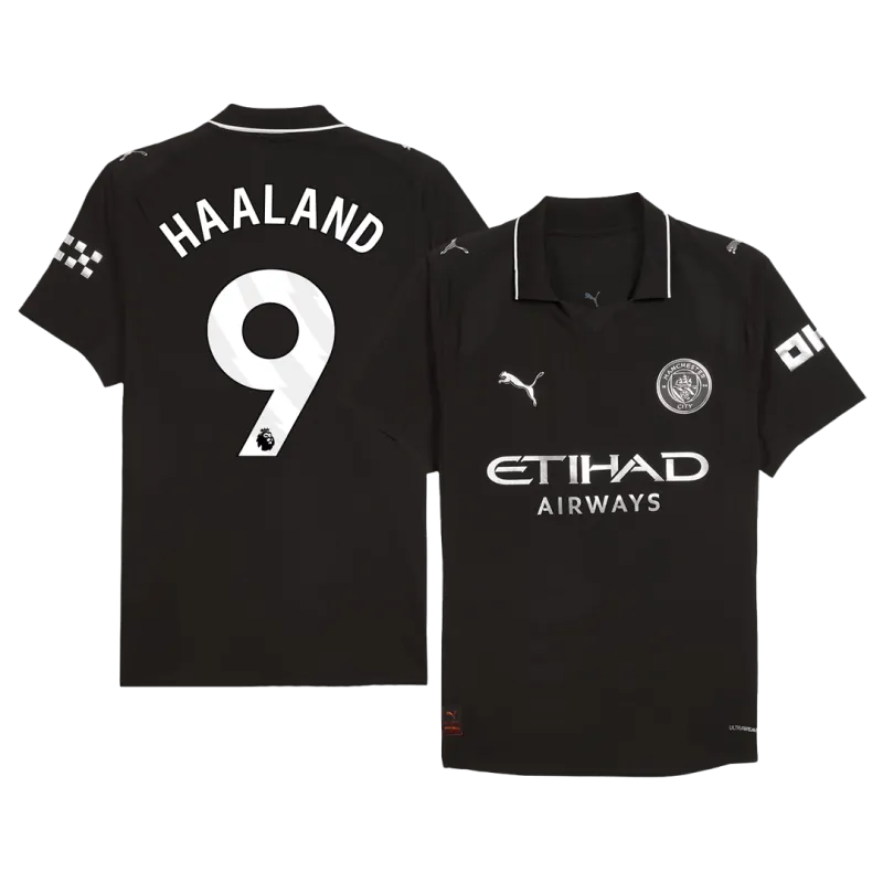 HAALAND #9 Manchester City Away Premium Soccer Jersey 2025/26
