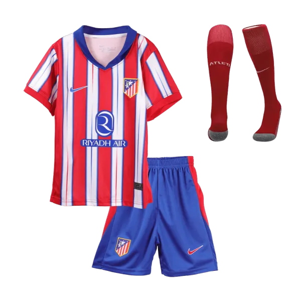 Atletico Madrid youth soccer jersey - A-Grade Quality Detail View