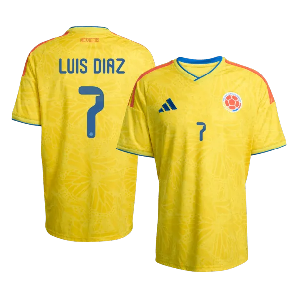 Luis Diaz Colombia Jersey - A-Grade Quality Detail View