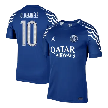 O.DEMBÉLÉ #10 PSG Fourth Away Men's Soccer Jersey 2024/25 -UCL