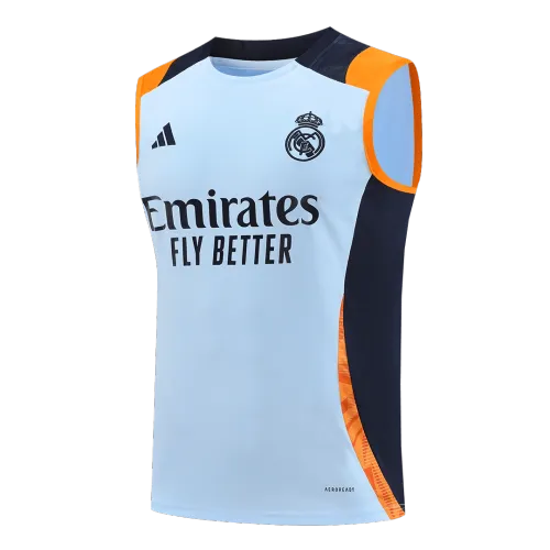 Real Madrid Pre-Match Sleeveless Top 2024/25 Blue