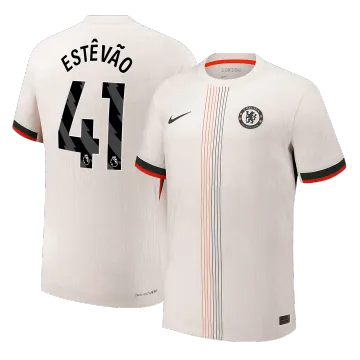 ESTEVAO #41 Chelsea Away Authentic Soccer Jersey 2025/26