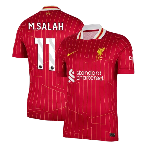M.SALAH #11 Liverpool Home Men's Soccer Jersey 2024/25