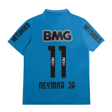 Vintage Men's Soccer Jersey Retro NEYMAR JR #11 Santos FC Third Away 2012