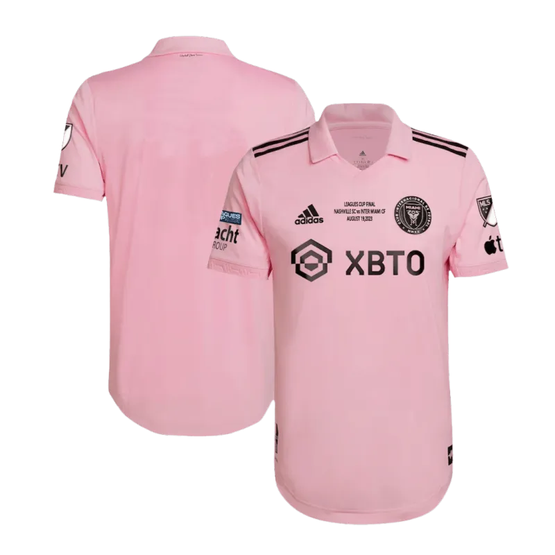 Final da Taça das Ligas 2023 do Inter Miami CF Home Authentic Soccer Jersey