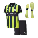 Manchester City Away Kids Soccer Jerseys Full Kit 2024/25 Manchester City Away Kids Soccer Jerseys Full Kit 2024/25