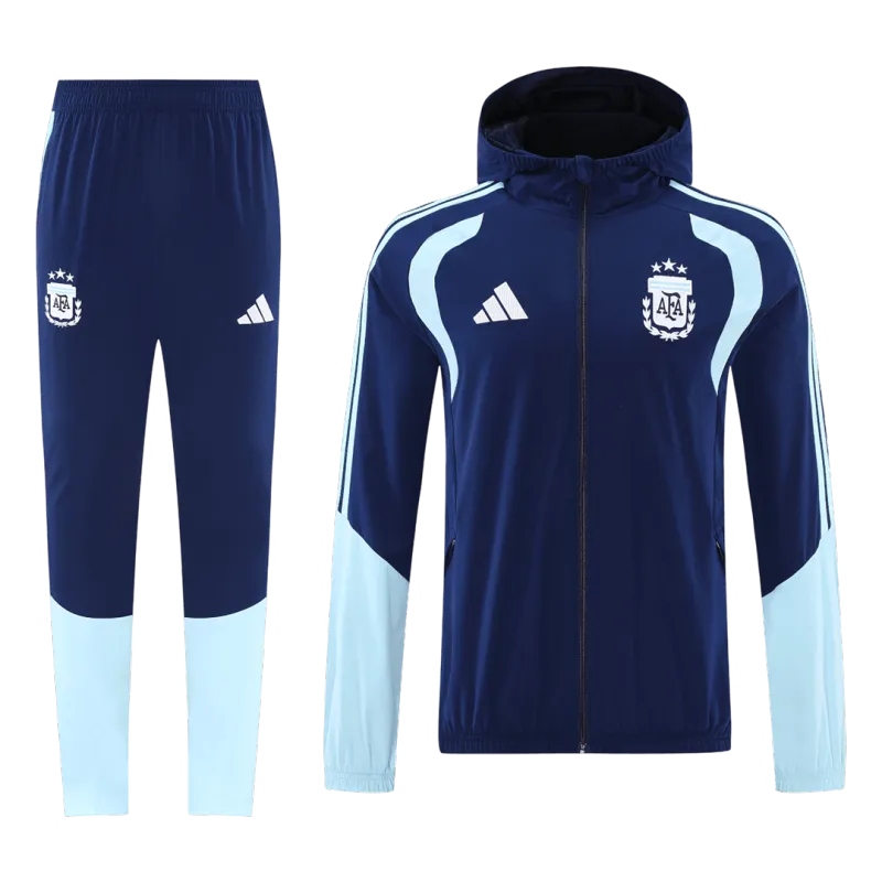 Argentina Hoodie Tracksuit 2026 World Cup Navy