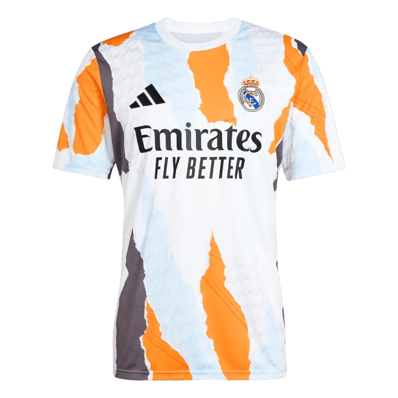 Real Madrid Pre-Match Soccer Jersey 2024/25 Wit
