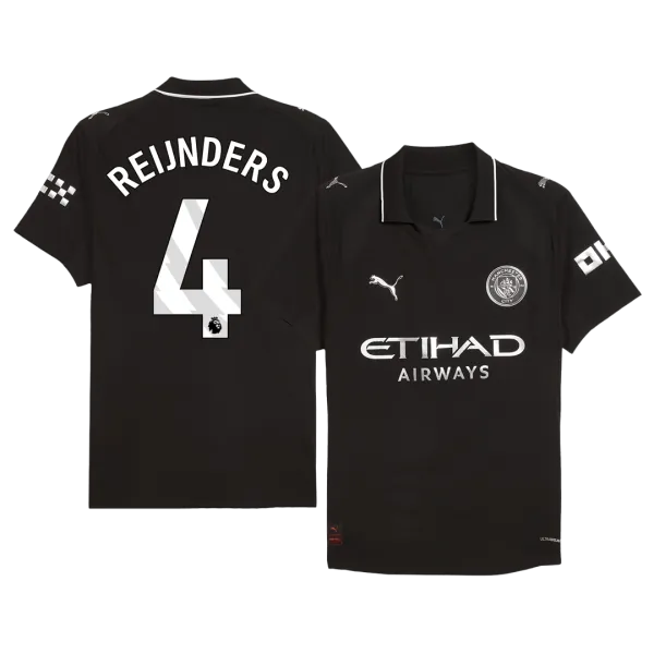 REIJNDERS #4 Equipación del Manchester City temporada 2025/26 (versión para jugador) - Calidad de primera categoría. Vista detallada