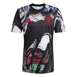 US16.99 - Manchester United Pre-Match Soccer Jersey 2025/26 Black